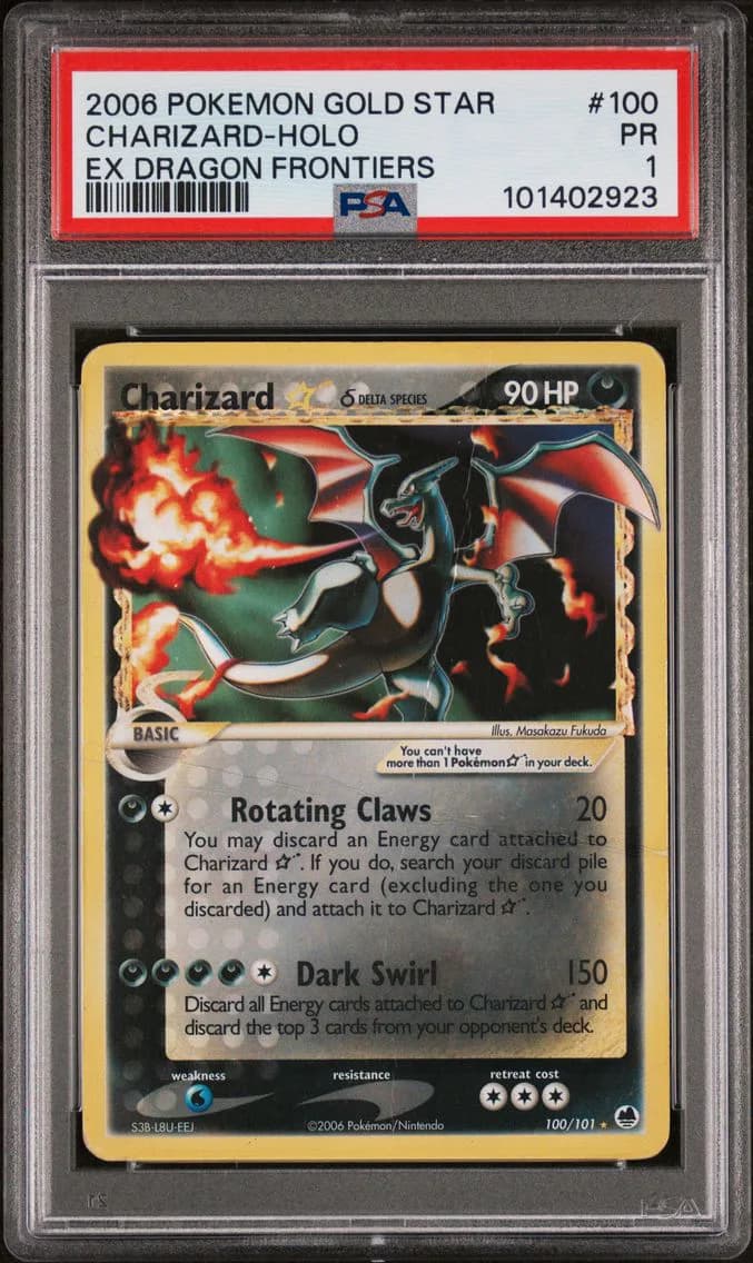 Charizard ★ δ slab