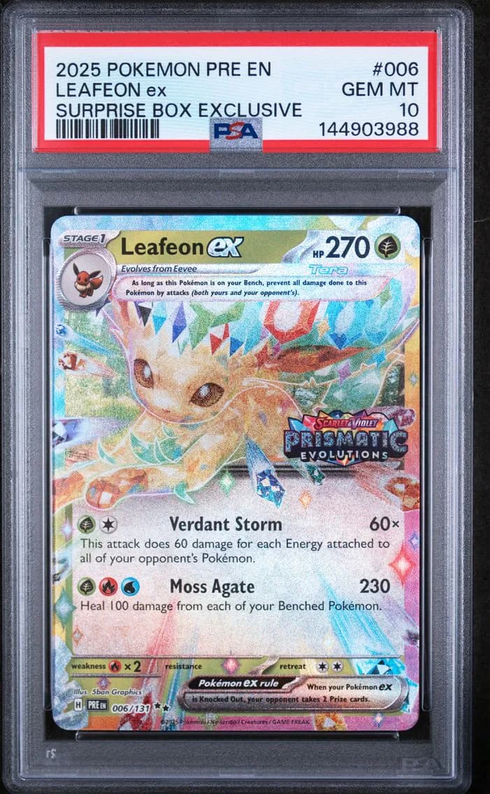 Leafeon ex slab