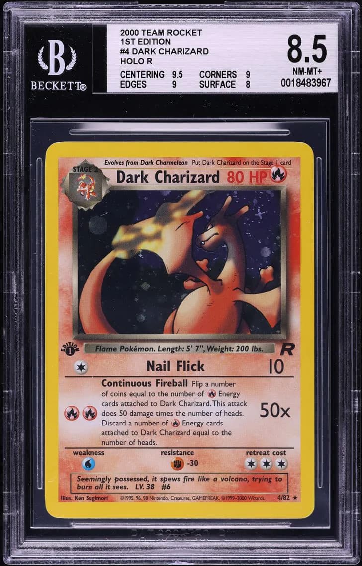 Dark Charizard slab