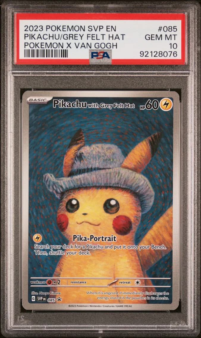 2023 #085 Pikachu With Grey Felt Hat PSA 10 Svp EN-SV Black Star Promo Pokemon