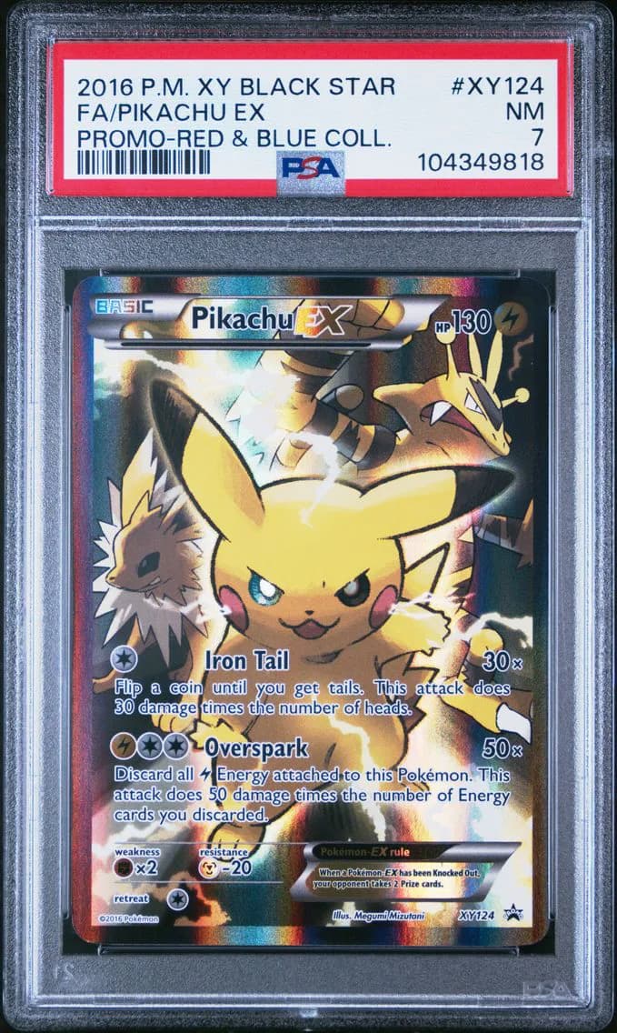 Pikachu-EX slab