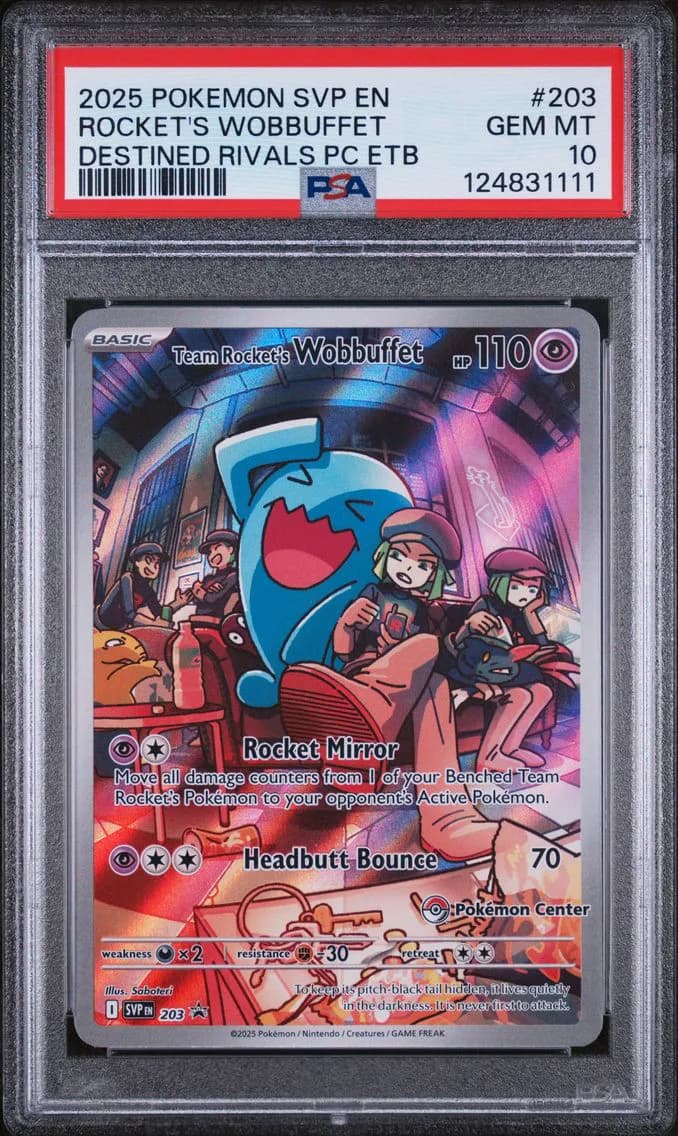 Team Rocket's Wobbuffet slab