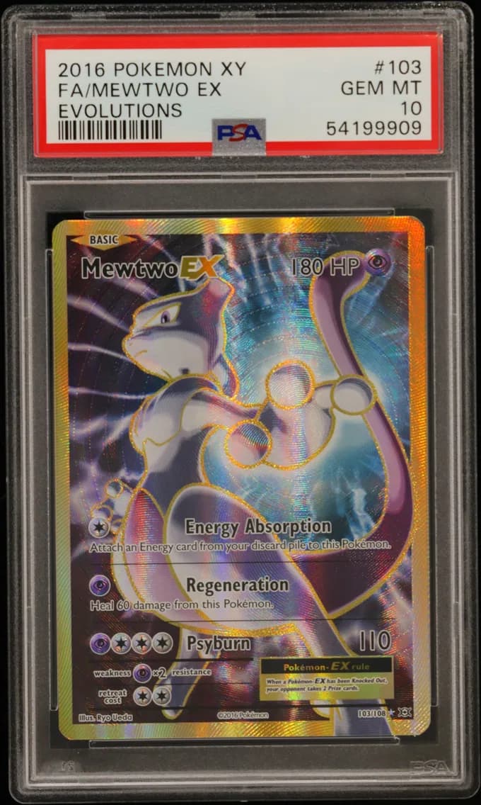 Mewtwo-EX slab
