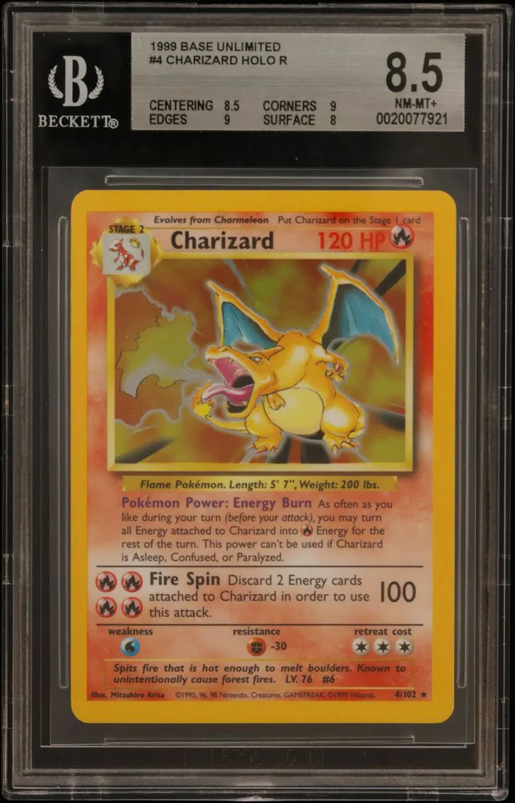 Charizard slab