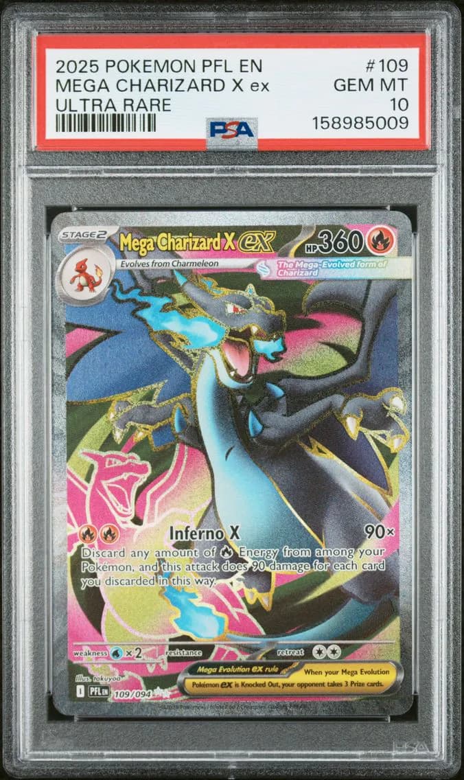 Mega Charizard X ex slab