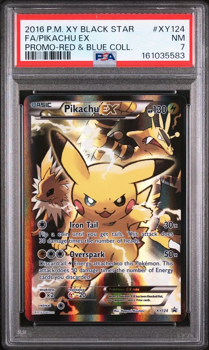 Pikachu-EX slab