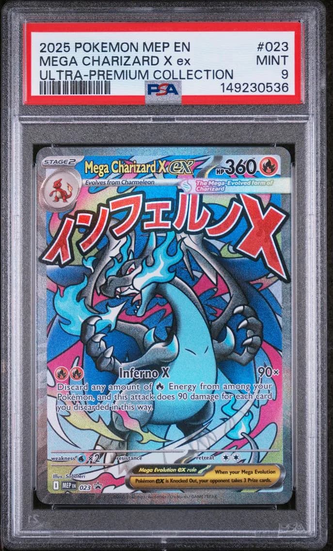 Mega Charizard X ex slab