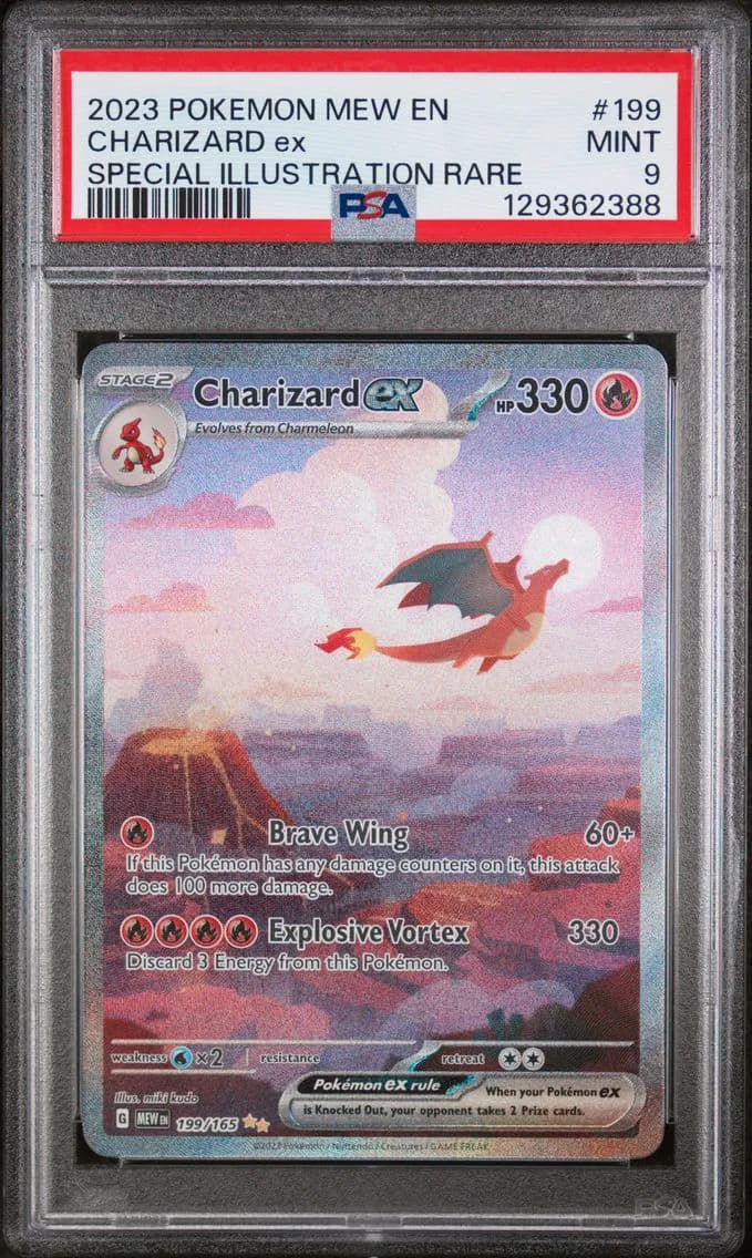 Charizard ex slab