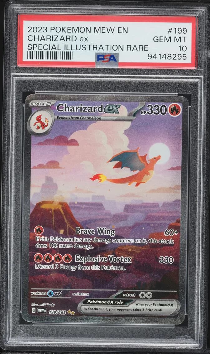 Charizard ex slab