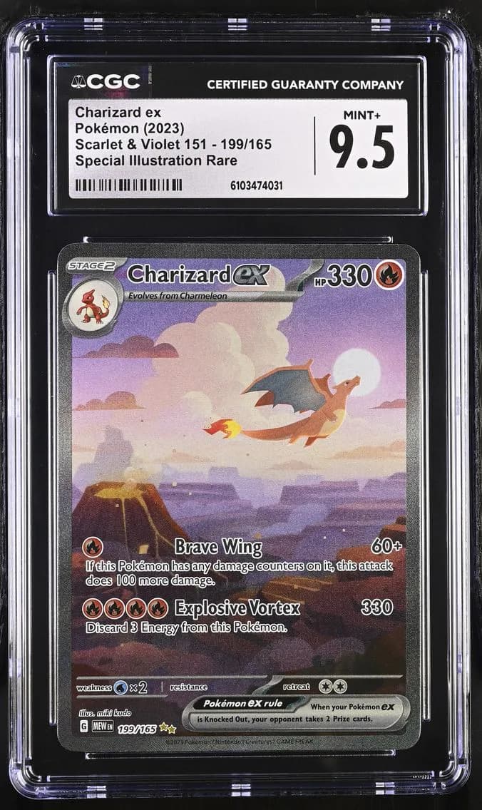 Charizard ex slab