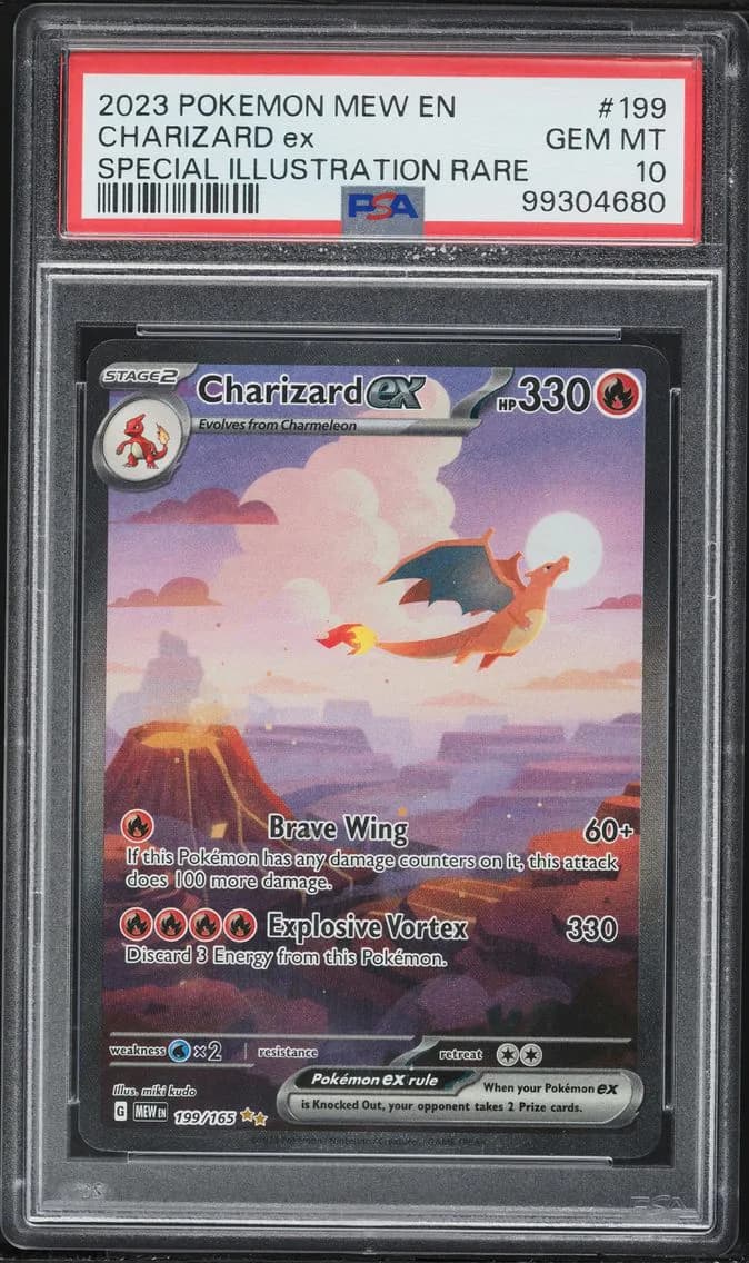 Charizard ex slab