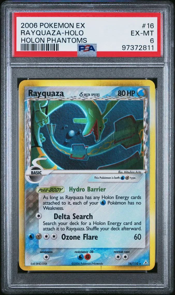 2006 #16 Rayquaza-Holo PSA 6 EX Holon Phantoms