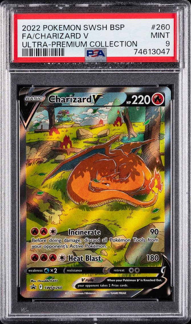 Charizard V slab