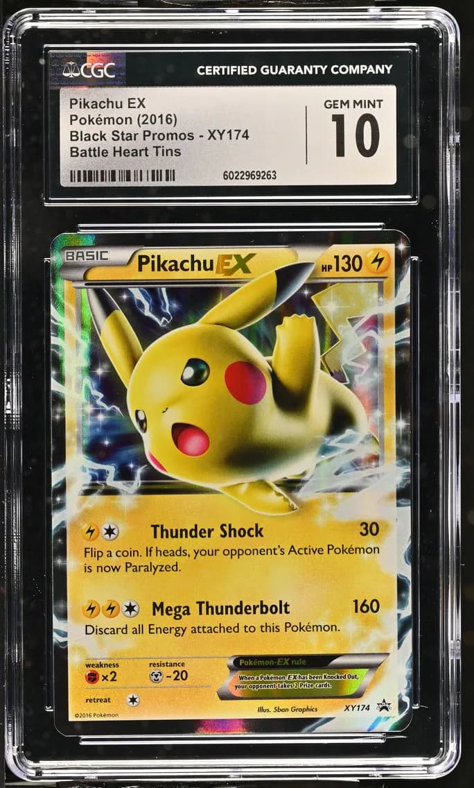 Pikachu-EX slab