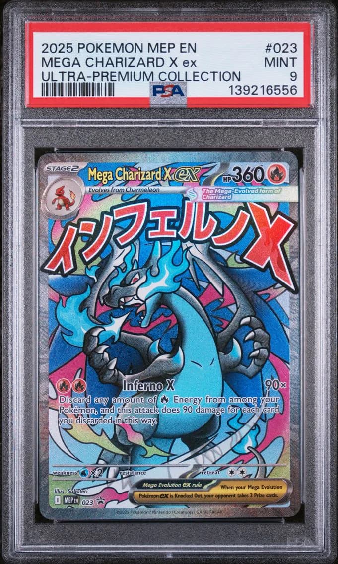 Mega Charizard X ex slab