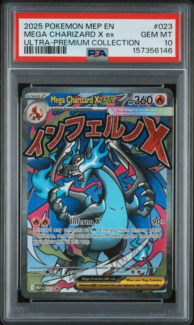 Mega Charizard X ex slab