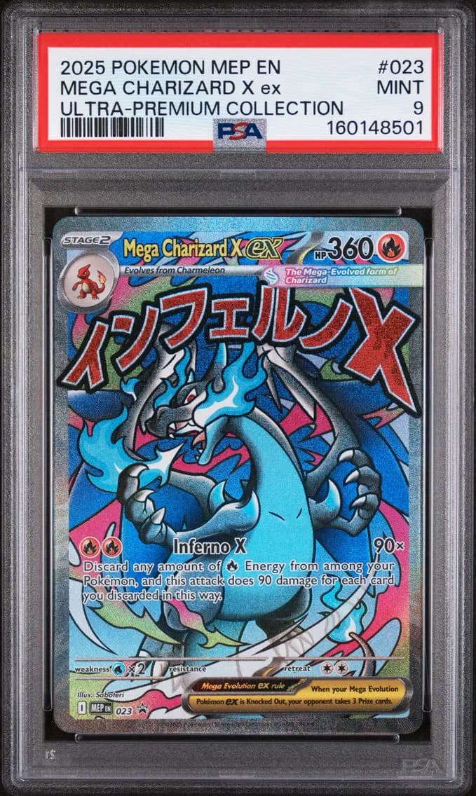 Mega Charizard X ex slab