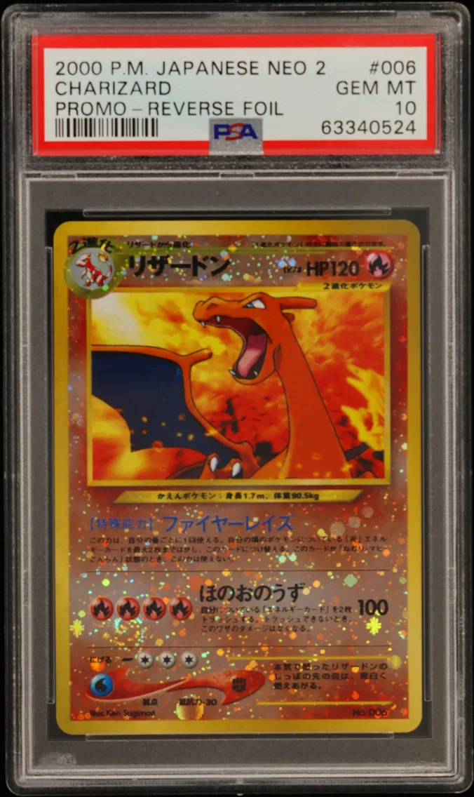 2000 #006 Charizard PSA 10 Japanese Neo 2 Promo