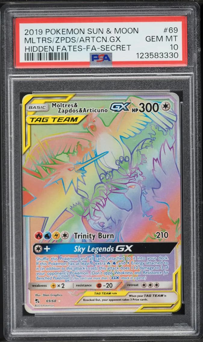 Moltres & Zapdos & Articuno-GX slab