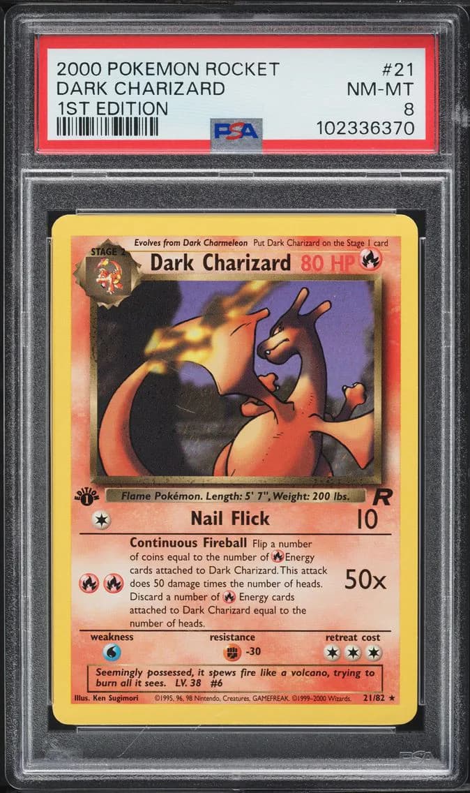 Dark Charizard slab