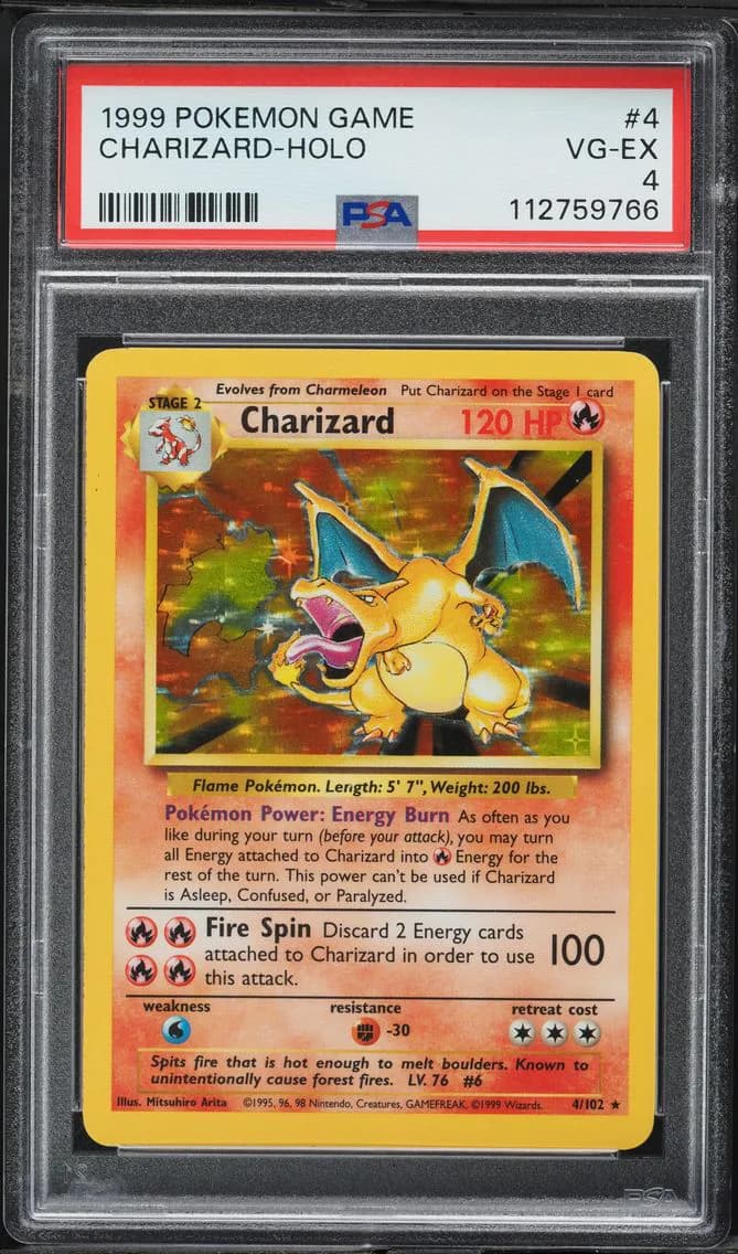 Charizard slab