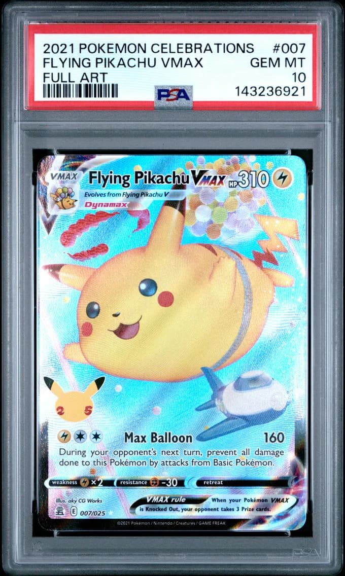 Flying Pikachu VMAX slab