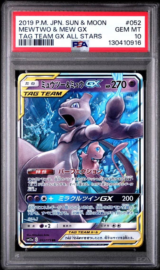 Mewtwo & Mew GX slab