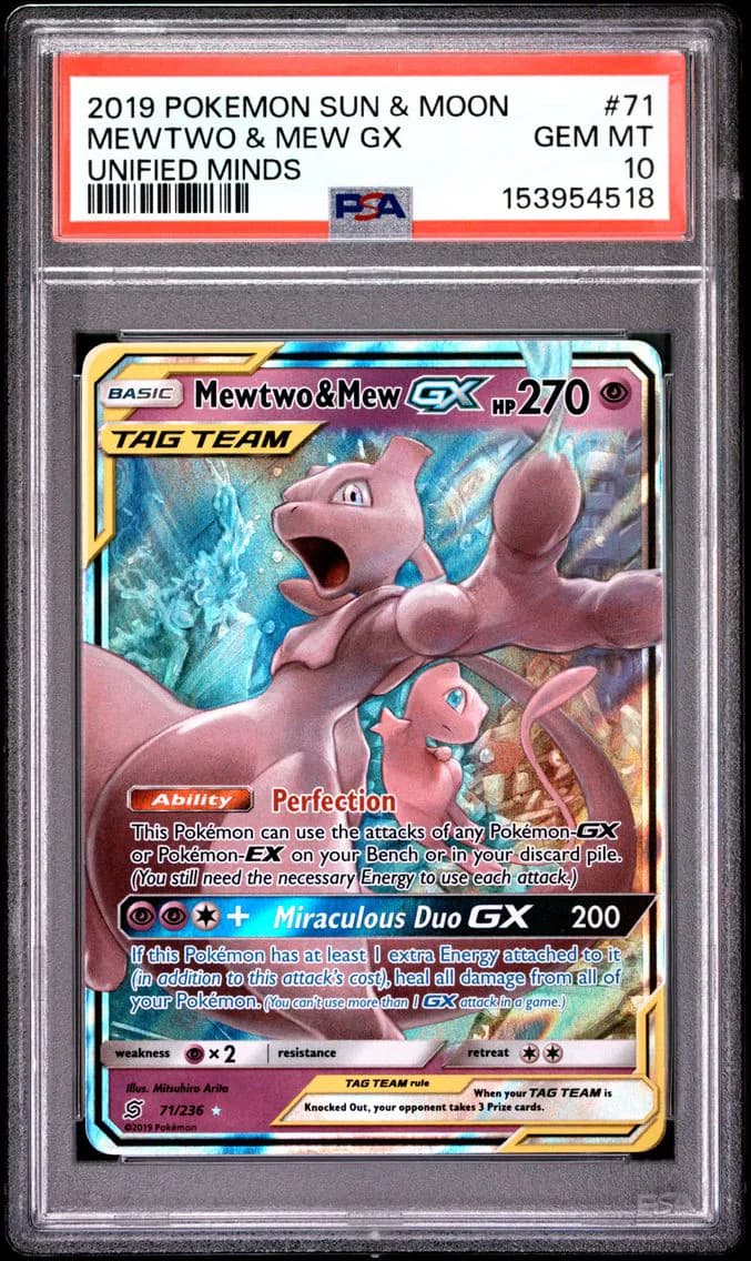 Mewtwo & Mew-GX slab