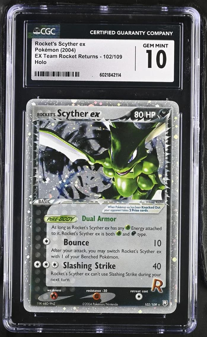 Rocket's Scyther ex slab