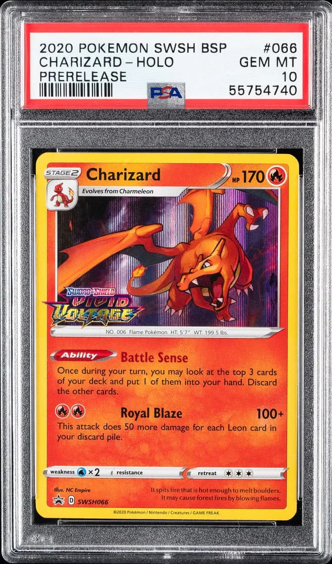 Charizard slab