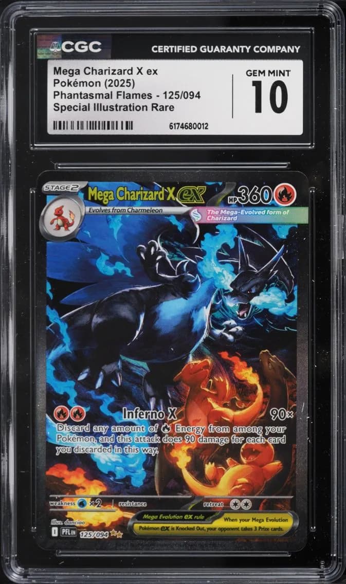 Mega Charizard X ex slab
