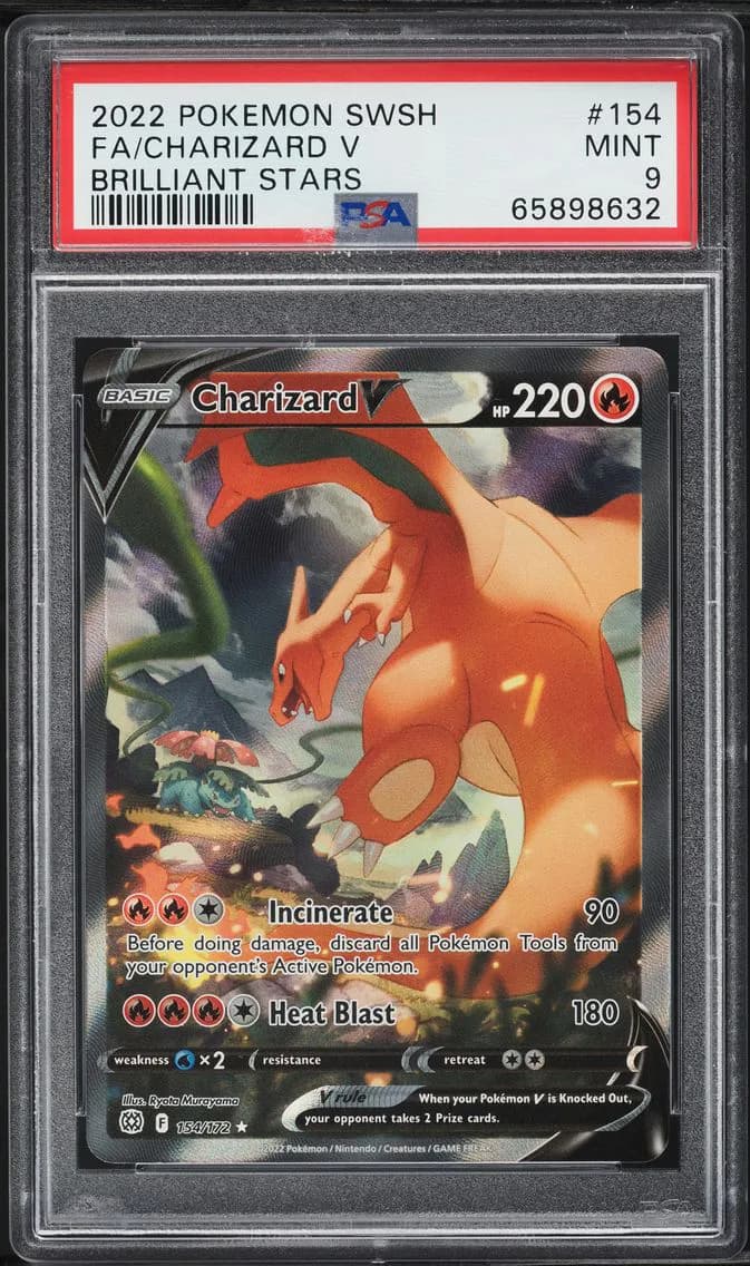 Charizard V slab