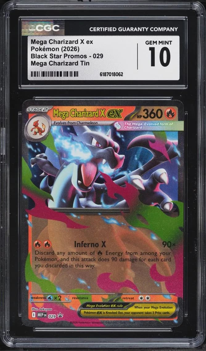 Mega Charizard X ex slab
