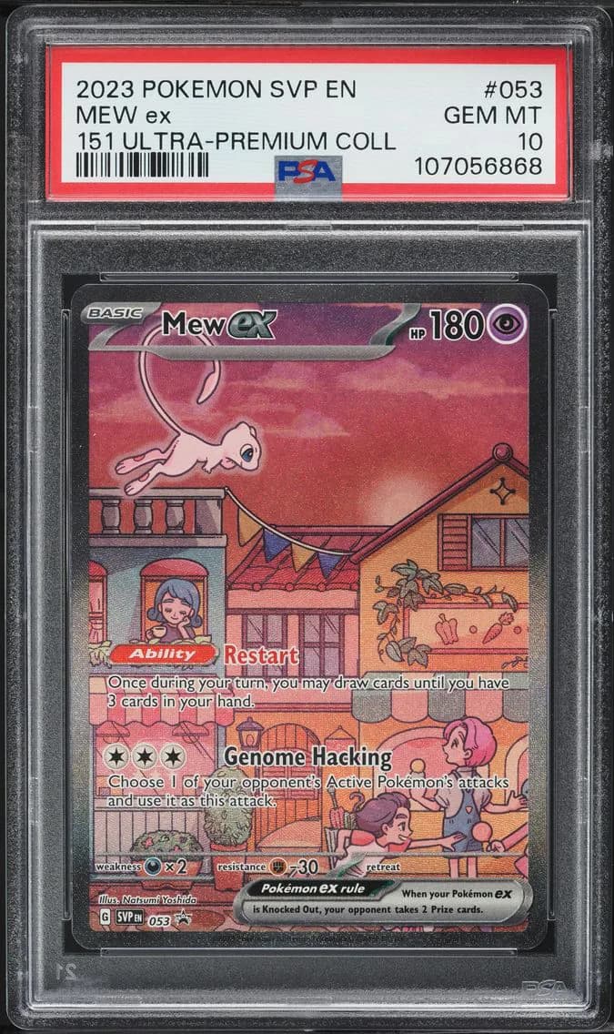 2023 #053 Mew EX PSA 10 Svp EN-SV Black Star Promo Pokemon
