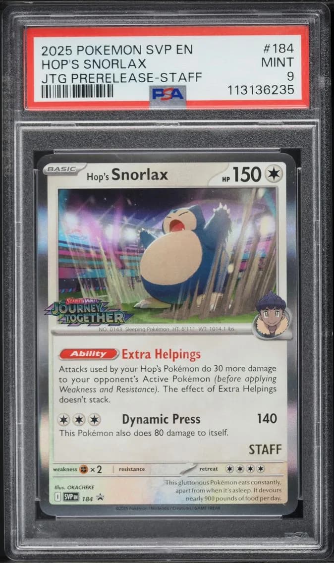 Hop's Snorlax slab