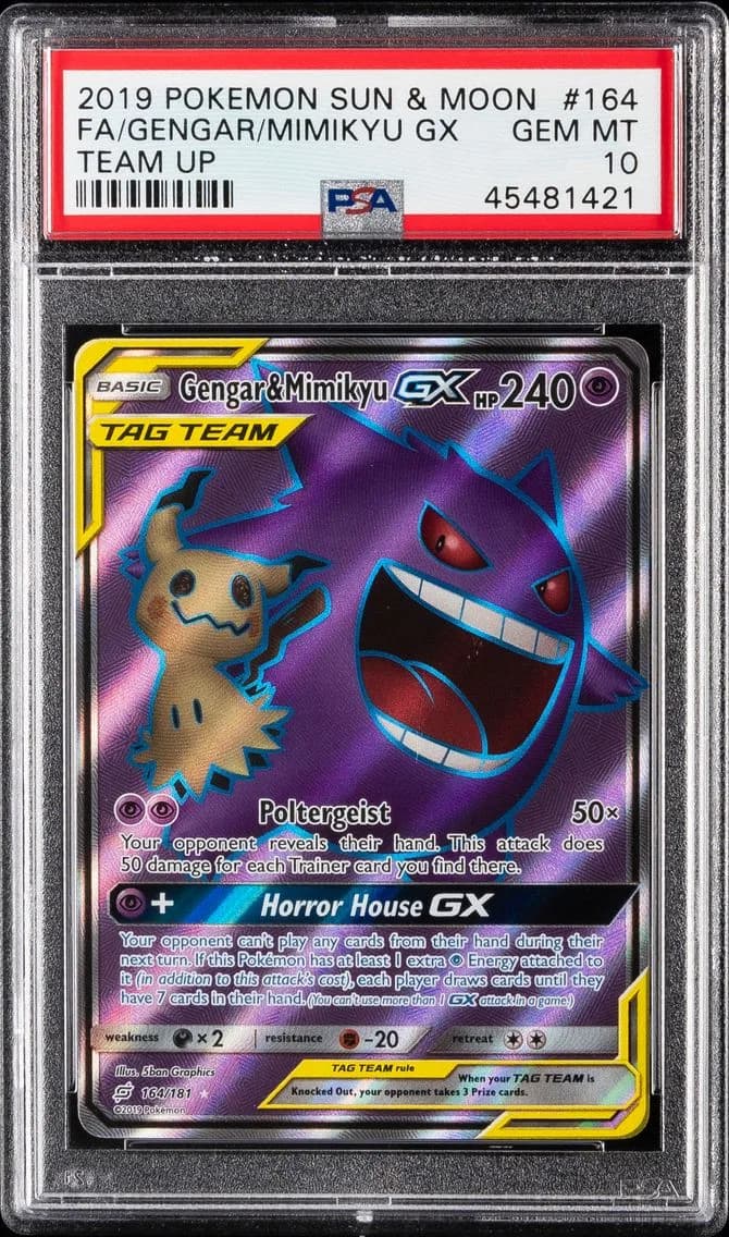 Gengar & Mimikyu-GX slab
