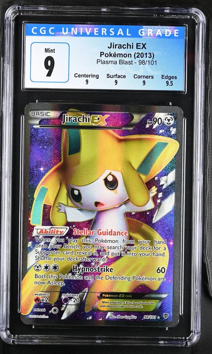 2013 #98 Jirachi EX CGC 9 Plasma Blast - English