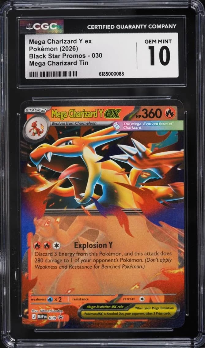 Mega Charizard Y ex slab
