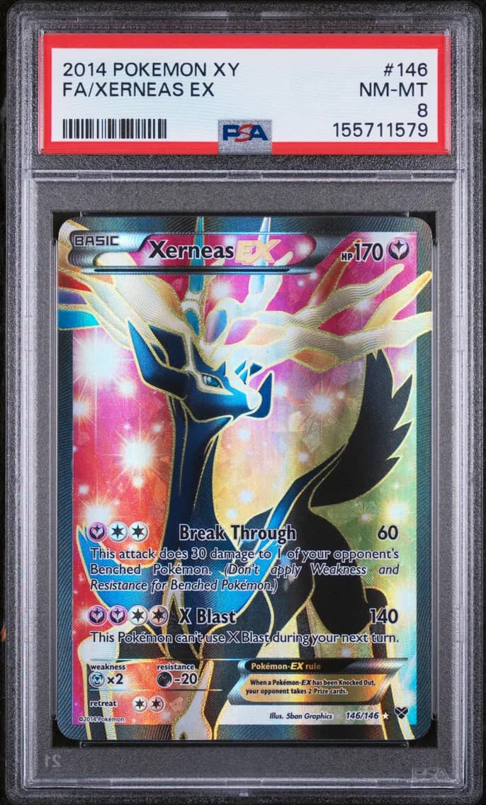 2014 #146 Full Art/Xerneas EX PSA 8 XY