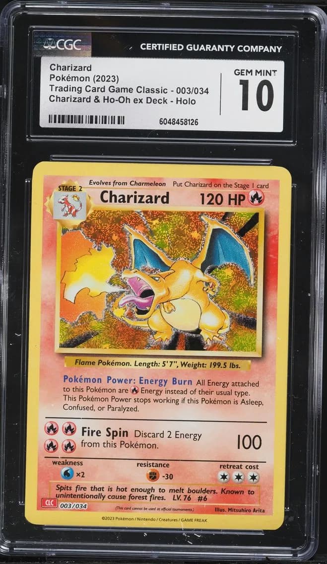 Charizard ex slab