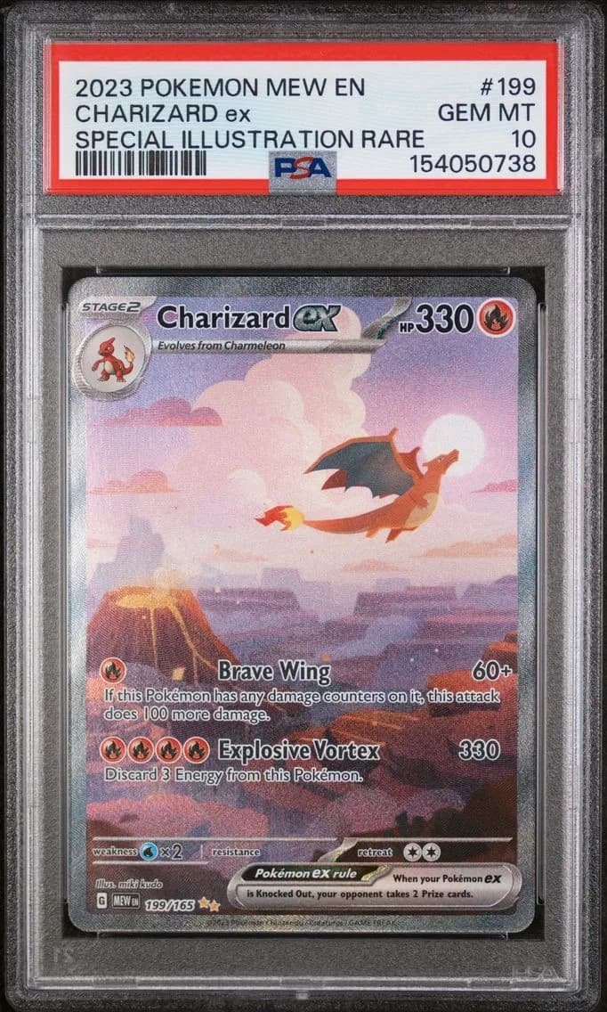 Charizard ex slab