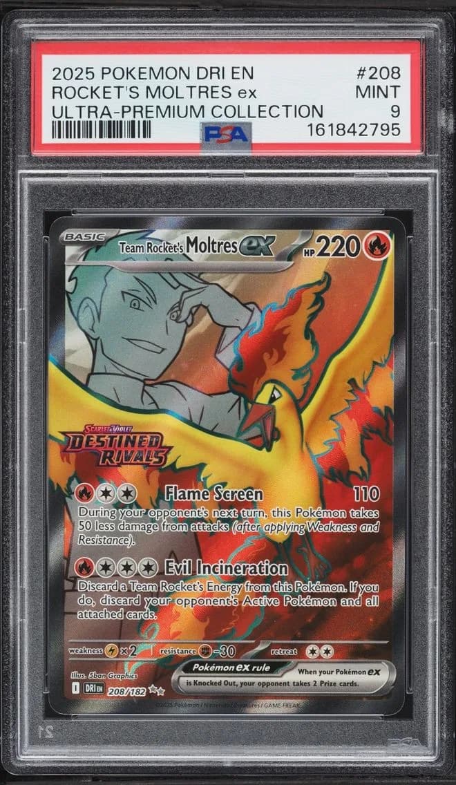 Team Rocket's Moltres ex slab
