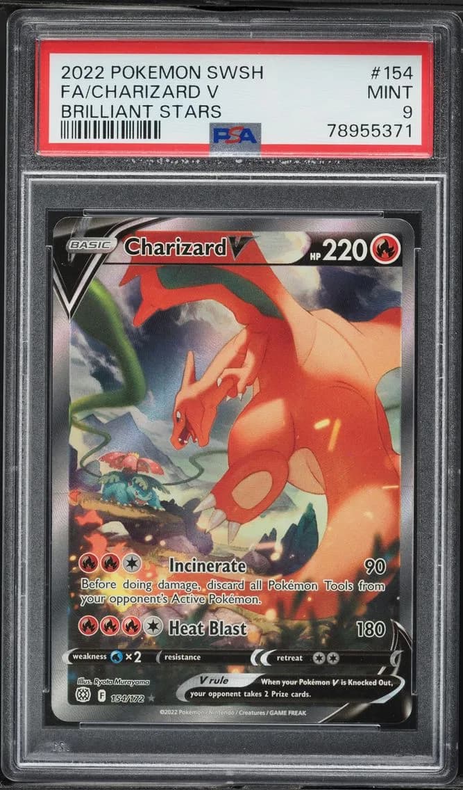 Charizard V slab
