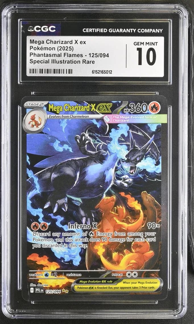 Mega Charizard X ex slab