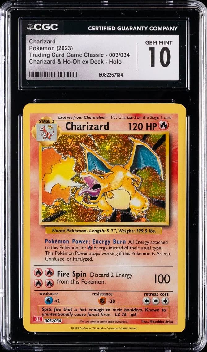 Charizard ex slab