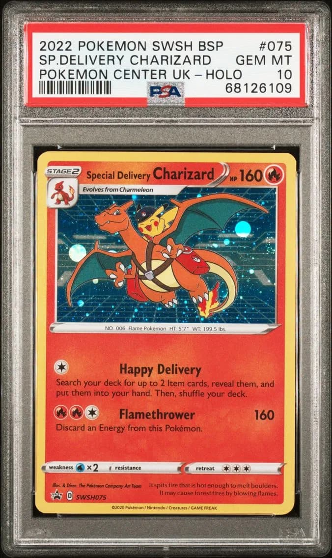Special Delivery Charizard slab
