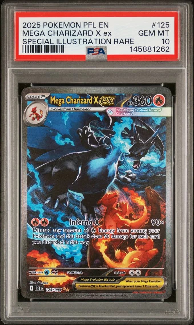Mega Charizard X ex slab