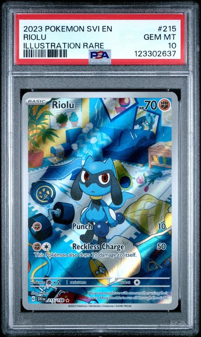 2023 #215 Riolu PSA 10 Svi EN-Scarlet & Violet
