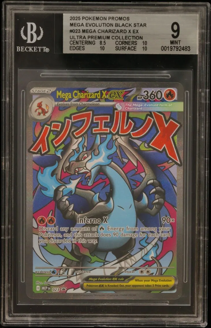 Mega Charizard X ex slab