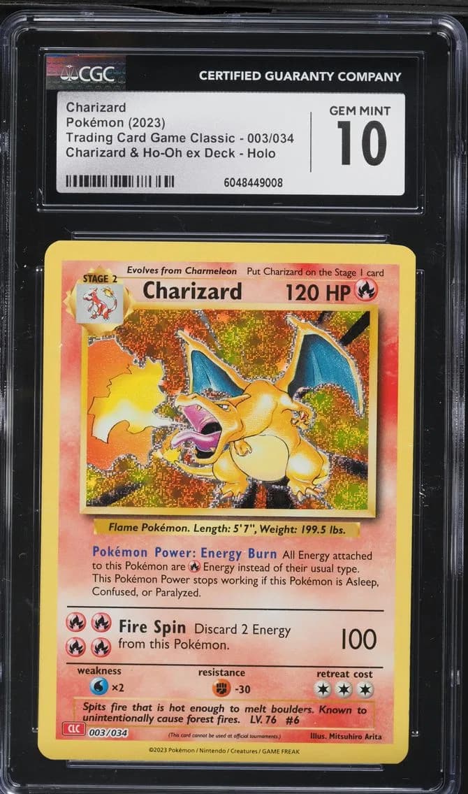 Charizard ex slab
